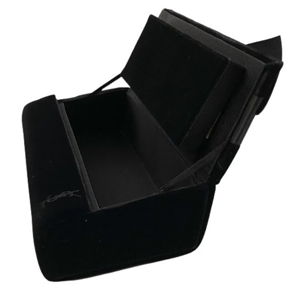 YSL Black Velvet Clutch With Bow, SKU 000353-12 - Picture 6 of 6
